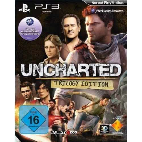 Uncharted Trilogie : Uncharted 1 + 2 + 3 [Import Allemand] [Jeu Ps3]