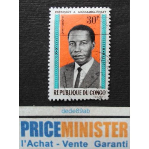 Congo.. 30f République Du Congo (Brazzaville). Président A. Massamba-Debat . Oblitéré.