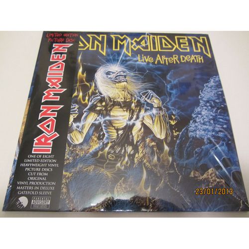 Live After Death Double Pictures Discs