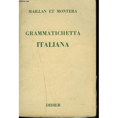 Grammatichetta Italiana