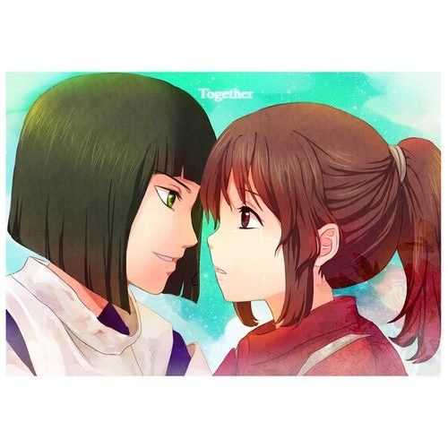Poster Le Voyage De Chihiro Ghibli Chihiro & Haku
