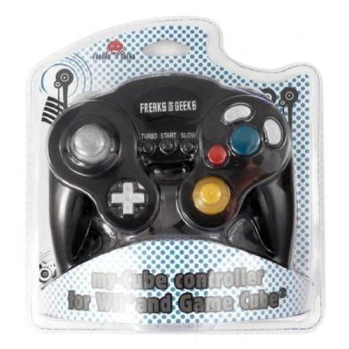 Manette Noire Avec Fonction Turbo Et Slow Pour Game Cube/Wii