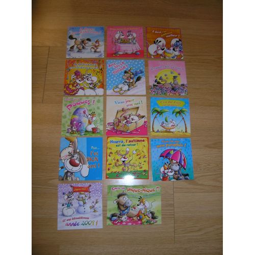 Cartes Diddl Lot De 14 Cartes
