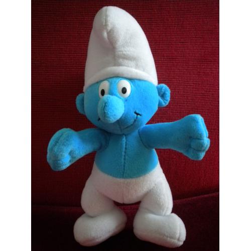 Schtroumpf Peluche 2001  Peyo Env.20cm Kinder Surprise Ferrero Smurf Jouet Figurine The Smurfs