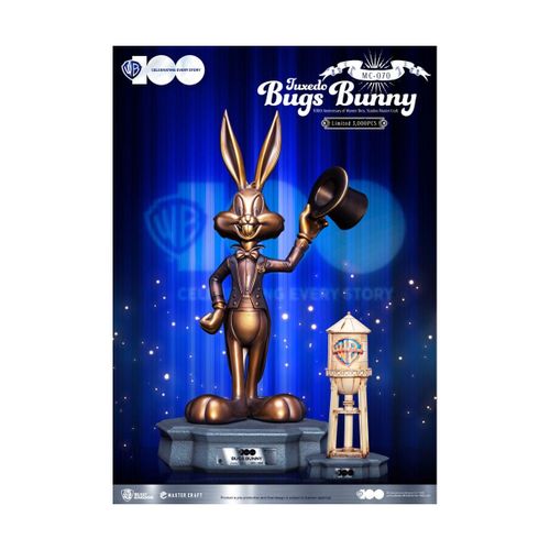 Looney Tunes 100th Anniversary Of Warner Bros. Studios - Statuette Master Craft Bugs Bunny 46 Cm