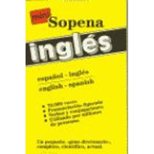 Mini Sopena (Diccionario Inglés-Español Y Español-Inglés)