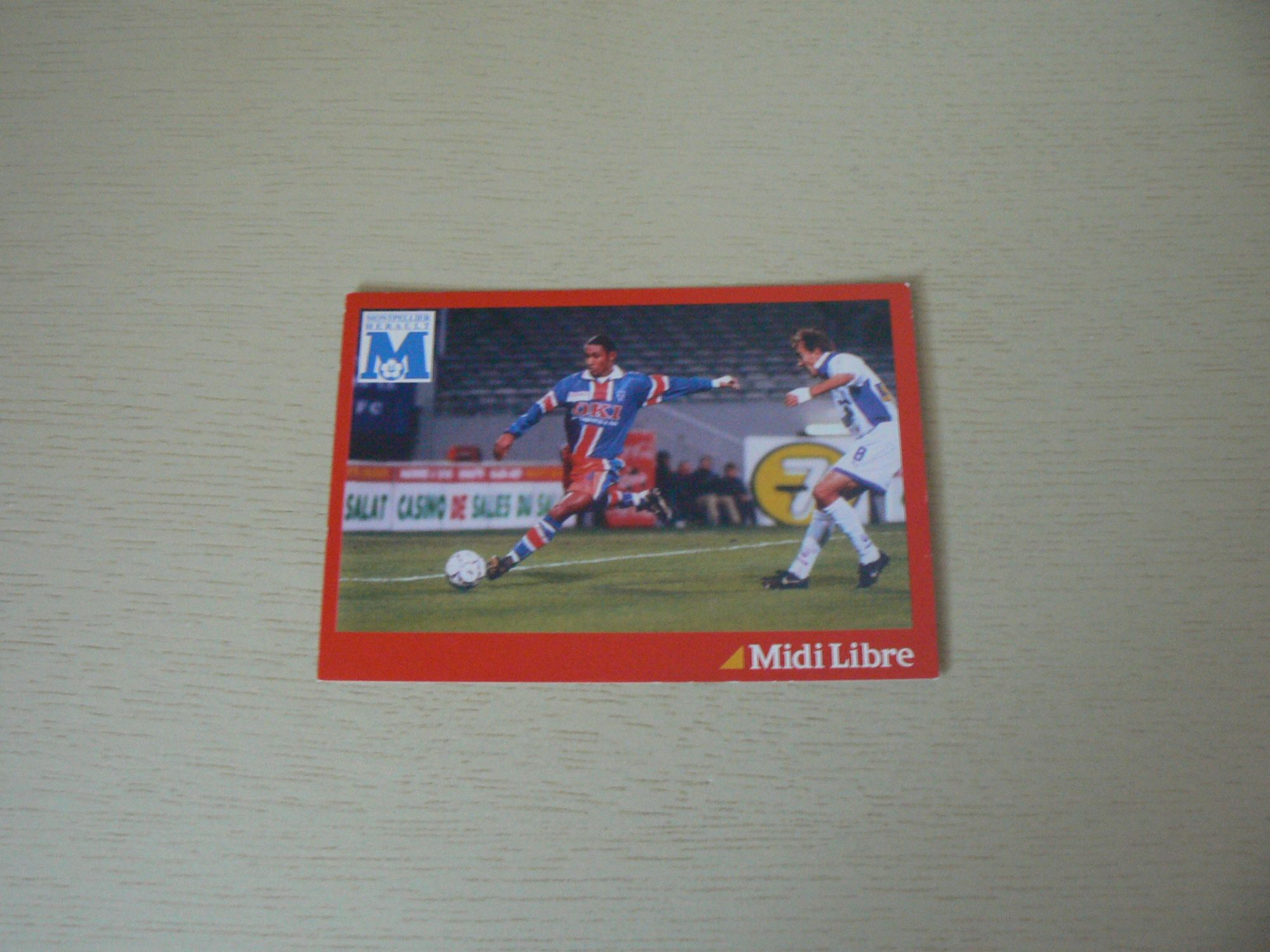 Carte Postale Montpellier Hérault Sport Club Franck Silvestre Saison 1998/1999