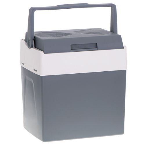 Glacière Électrique portable 28 Litres, 12V / 220 - 240V Voiture et Camping, 55W, Gris, Briebe, CF1153