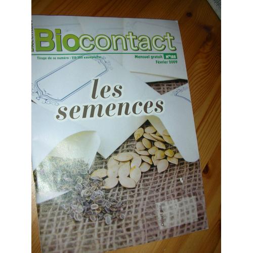Biocontact  N° 188 : Les Semences