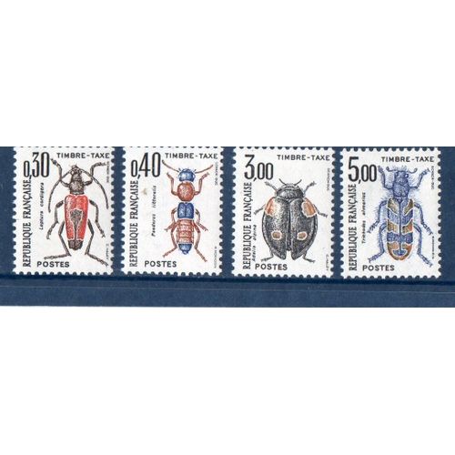 Timbres Taxe - Insectes (1983)