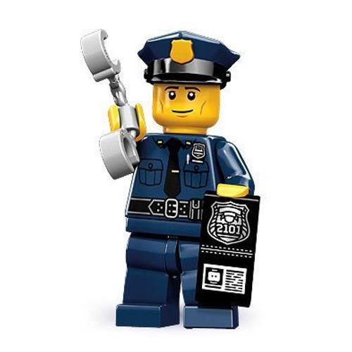 Lego Minifigures Série 9 L'agent De Police N°6