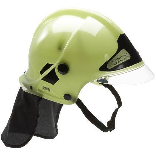 Klein - 8944 - Jeu D'imitation - Casque Phosphorescent De Pompier Avec Visière Fixe Et Protège-Nuque