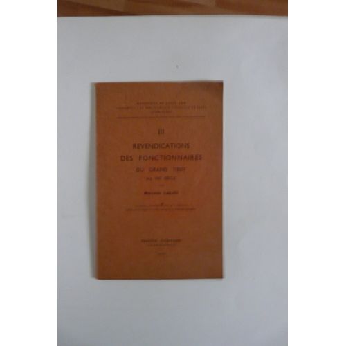Revendications Des Fonctionnaires Du Grand Tibet Au 8e Siècle