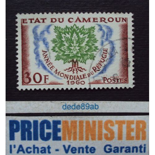 Cameroun.. 30f Année Mondiale Du Réfugié 1960 . Oblitéré.