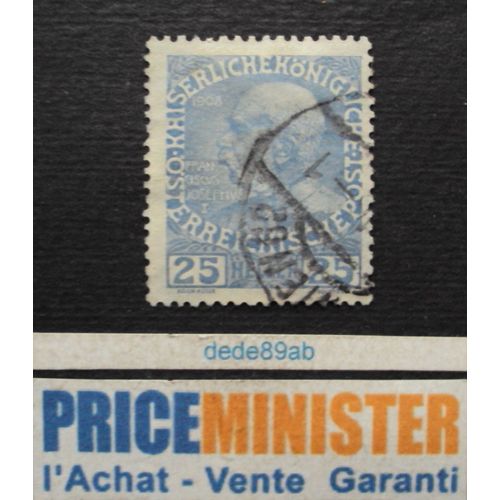 Autriche.. 25 Österreich. Franz Joseph 1er  . Oblitéré.