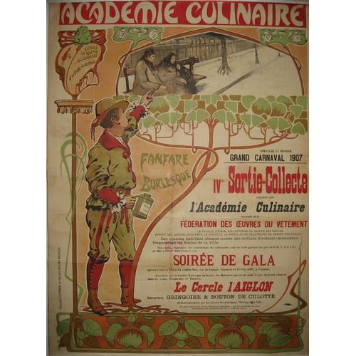 Affiche Academie Culinaire