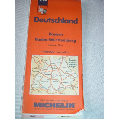 Carte Routière Michelin Allemagne