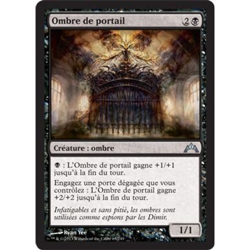 Ombre De Portail (Gateway Shade) - Magic Mtg - Insurrection (Gatecrash) Vf Mint 65 - U