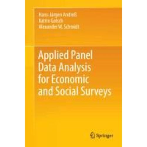 Applied Panel Data Analysis For Economic And Social Surveys