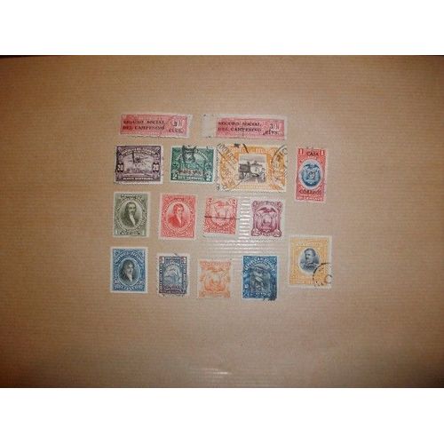 Guatemala 13 Timbres Differents Debut De Collection Mn30