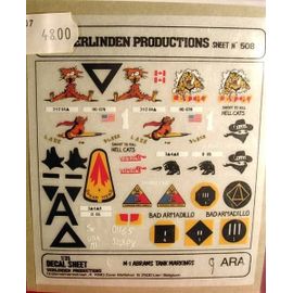 Verlinden Decalc M1 Abrams Tank Markings 508-Verlinden