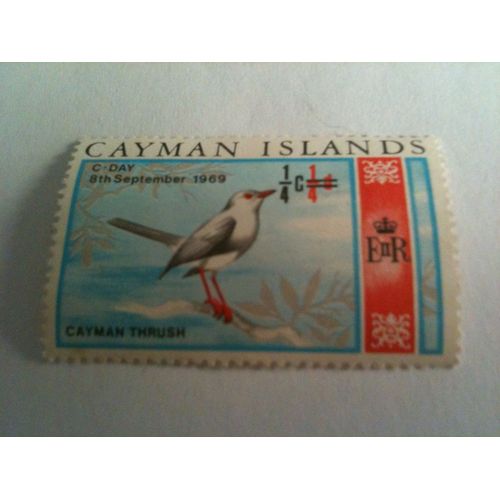 Timbre Oiseau Iles Caiman 1969
