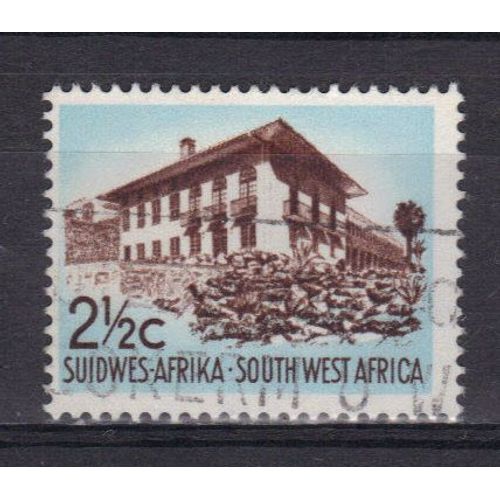 Sud-Ouest Africain 1961 : Habitation À Windhoek - Timbre Oblitéré