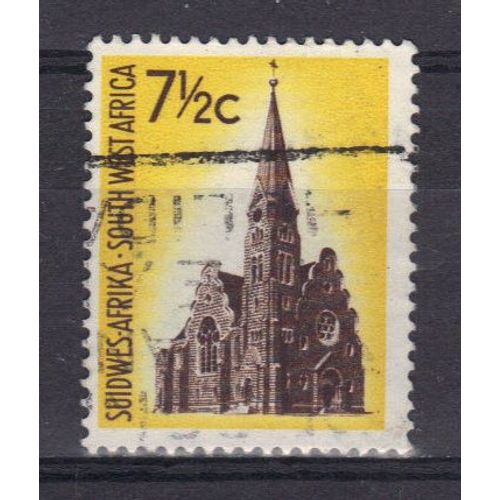 Sud-Ouest Africain 1961 : Temple De Windhoek - Timbre Oblitéré