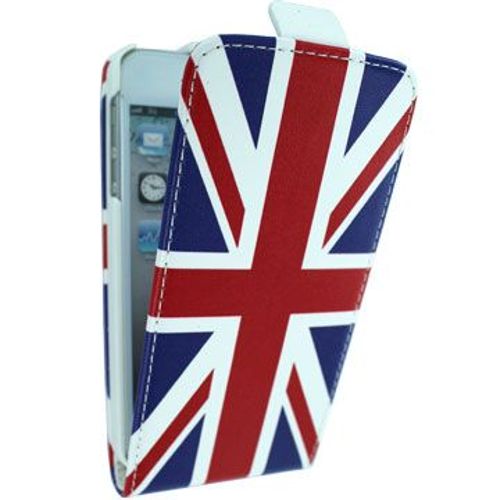 Etui Nzup Slim À Rabat Drapeau Anglais Pour Apple Iphone 5