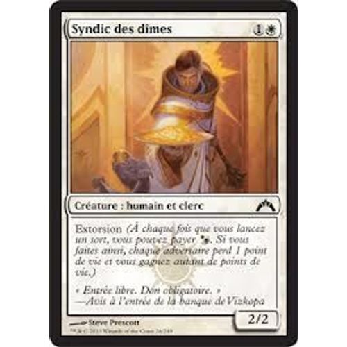 Syndic Des Dimes (Syndic Of Tithes) - Magic Mtg - Insurrection (Gatecrash) Vf Mint 26 - C