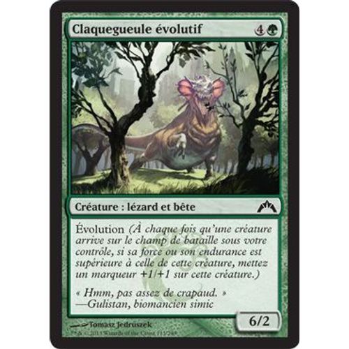 Claquegueule Évolutif (Adaptive Snapjaw) - Magic Mtg - Insurrection - C -113/249