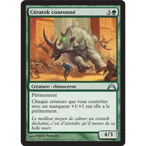 Cératok Couronné (Crowned Ceratok) - Magic Mtg - Insurrection - U - 117/249