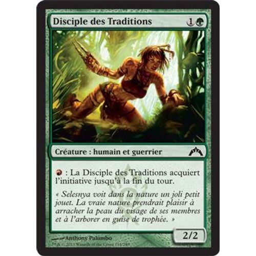 Disciple Des Traditions (Disciple Of The Old Ways) - Magic Mtg - Insurrection - C - 118/249