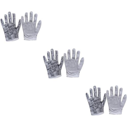 3 Paires De Gants De Football Tutoriel Gants avec Massage Gants De Massage en Coton Fournitures De Massage Gants De Massage Multi-Usage Gant pour Masser Gant De Massage ¿¿lastique