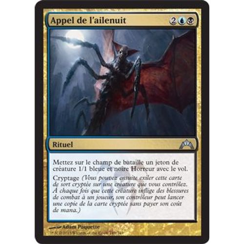 Appel De L'ailenuit (Call Of The Nightwing) - Magic Mtg - Insurrection - U - 149/249