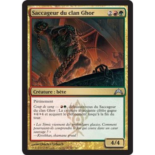 Saccageur Du Clan Ghor (Ghor-Clan Rampager) - Magic Mtg - Insurrection - U - 167/249