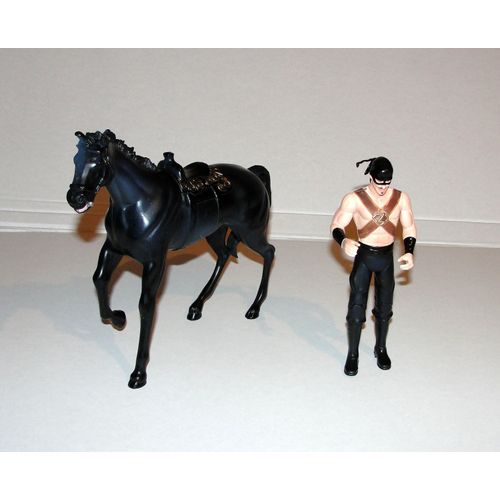 Zorro Cheval Noir Tornado Figurine Rakuten