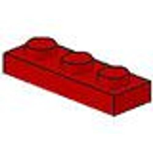 Accessoires Lego Plaque Rouge 1x3