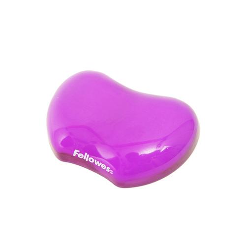 Fellowes Repose-poignet pour souris Crystal Gel, violet