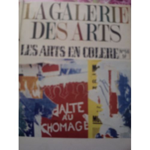 La Galerie Des Arts Septenbre 1968 N°56. Les Arts En Colère
