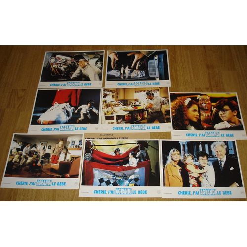 Chérie, J'ai Agrandi Le Bébé - Jeu De 8 Photos D'exploitation Cinématographique Originale - Format 22x28 Cm - Un Film De Randal Kleiser Avec Rick Moranis, Marcia Strassman, Robert Oliveri - Année 1992