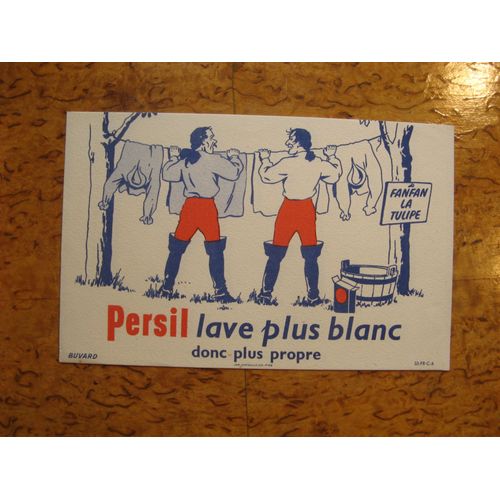 Buvard Ancien Publicité Persil
