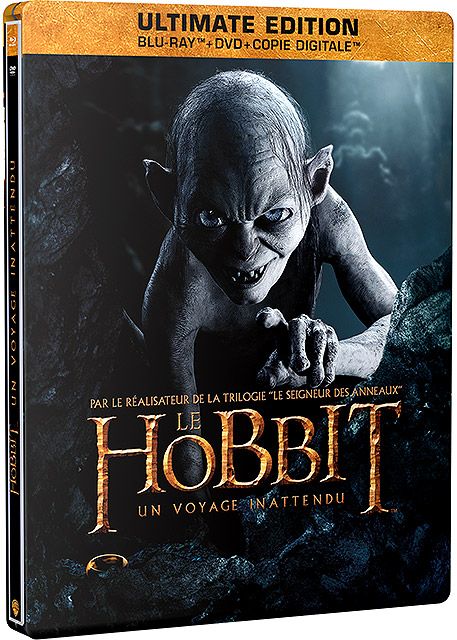 Le Hobbit : Un Voyage Inattendu - Ultimate Edition - Blu-Ray + Dvd + Copie Digitale - Steelbook Gollum