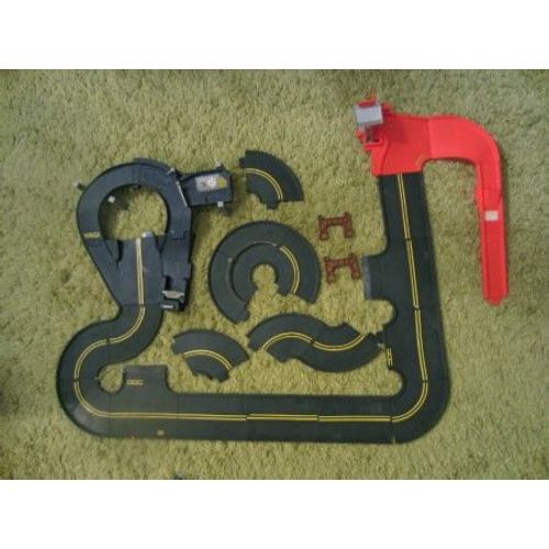 Circuit Bleu Marine Et Orange Pour Voiture Mattel