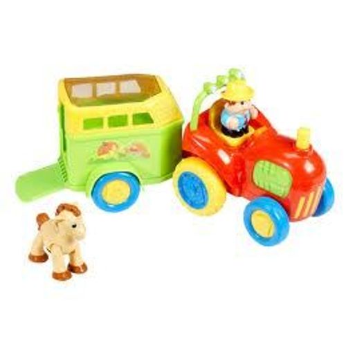 Tracteur Avec Remorque Et Personnages