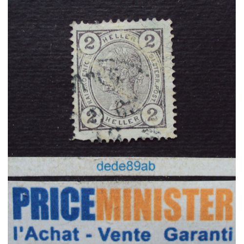 Autriche.. 2 Kreuzer. L' Empereur Franz Joseph . Oblitéré.