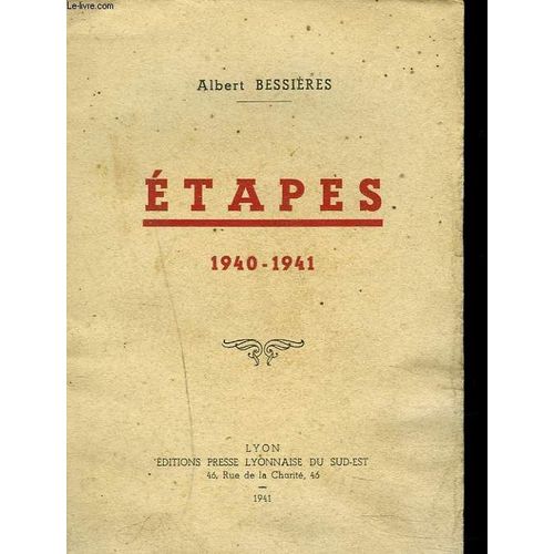 Etapes. 1940-1941.