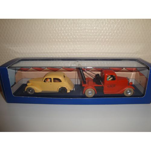 Lot N°1 Tintin  La Dépanneuse & La Voiture Accidentée  "Le Crabe Aux Pinces D'or"-Atlas