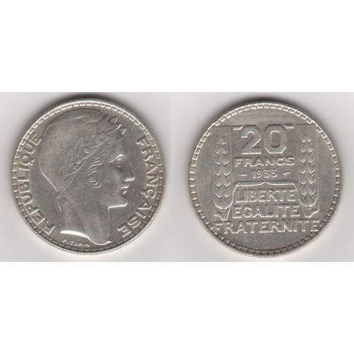 F 400/4 (20 Francs Turin De 1933)