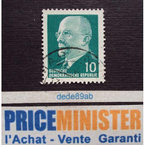 Allemagne.. 10 Deutsche Demokratische Republik . Walter Ulbricht . Oblitéré.